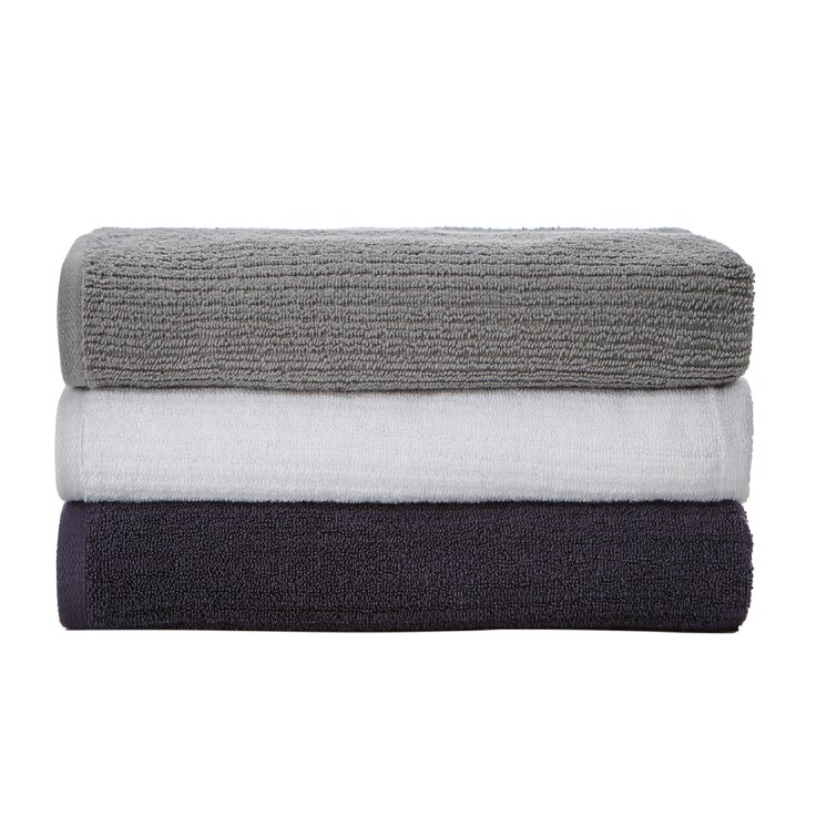 Nautica Oceane 2-Piece Pure White Cotton Hand Towel Set