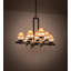 Lustre géométrique unique à 12 lumières Brevan
