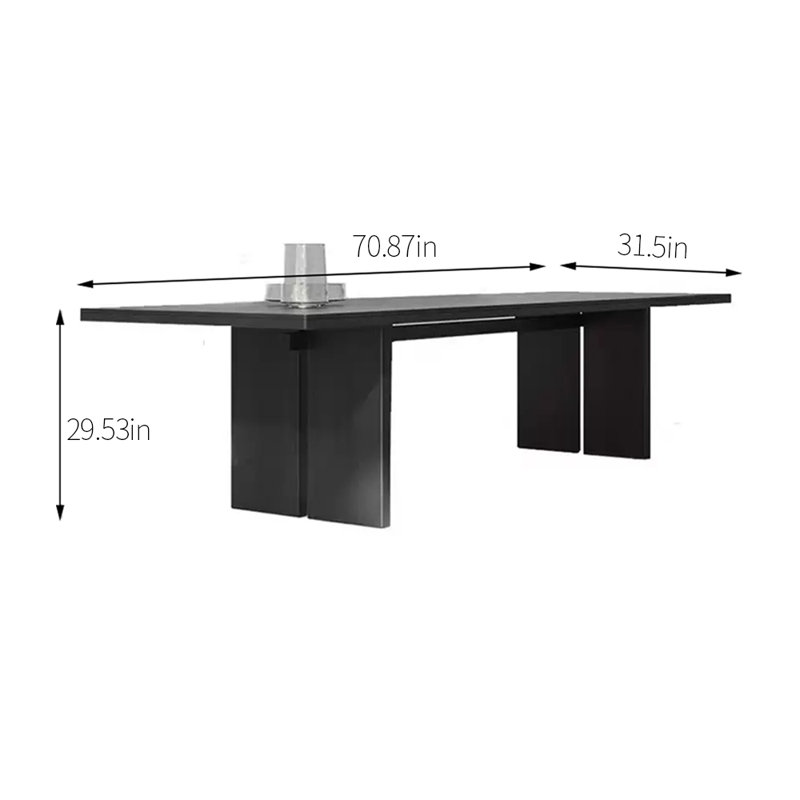 Table de salle à manger Meiya, L 31,5 po x L 70,87 po