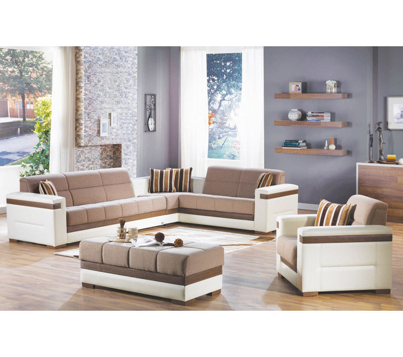 Meenal Upholstered Ottoman
