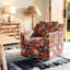 Upholstered Swivel Armchair-1160699443