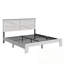 Queen size wooden bed with sturdy legs-187357064