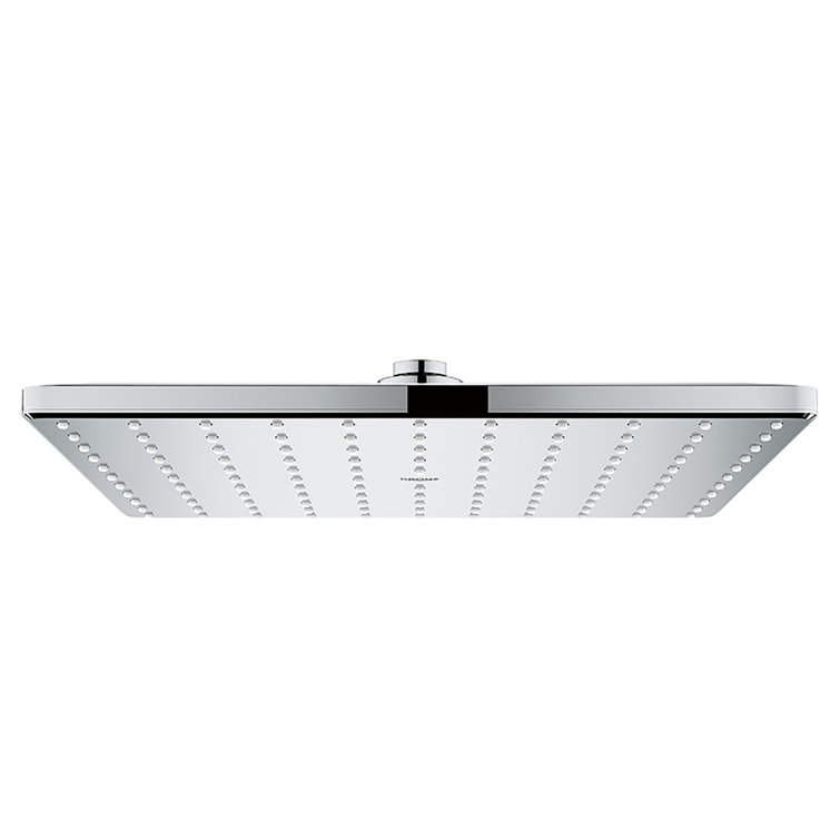 Rainshower Mono Adjustable Shower Head with SpeedClean Nozzles Rainhead Size
