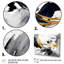 «Gray and Gold Transcendent Impressions II», reproduction sur toile encadrée-864765695-864765683