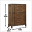Milan - Commode - Brun foncé