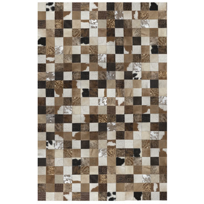 Baco Cowhide Geometric Area Rug