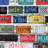 Number plates - 32"x32" art on canvas
