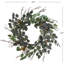 Couronne d'eucalyptus 4 pièces 24 po | Verdure fabriquée à la main | Parfait pour un décor intérieur / extérieur toutes saisons | Durable et durable