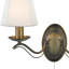 Rodman Mild Steel Candle Wall Light-1377533484