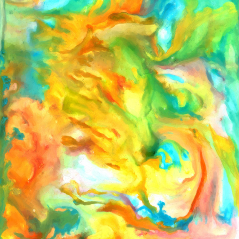 Palette Gone Wild, H 36 po x l 36 po, Non, Toile tendue