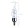 4 Watt LED - Flex Gray Coil Filament - CA11 - Candelabra Base - 2700K CCT - Clear - 120 Volt