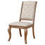 Chaise de salle à manger capitonnée (ensemble de 2)