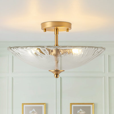 Plafonnier semi-encastré 3 lumières