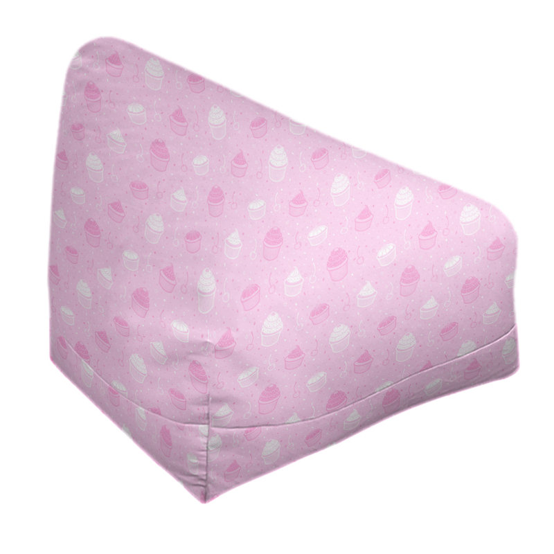 Petite chaise à sacs à billes & Leffel, Pas de bourre, H 120 po x l 2 po x P 60 po, Rose / blanc