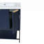 Meuble-lavabo autoportant avec lavabo en résine