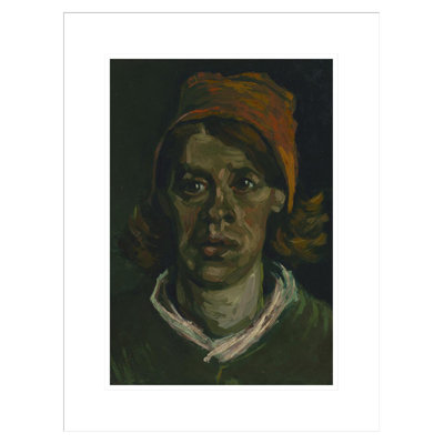 Tête de femme par Vincent van Gogh, impression giclée encadrée