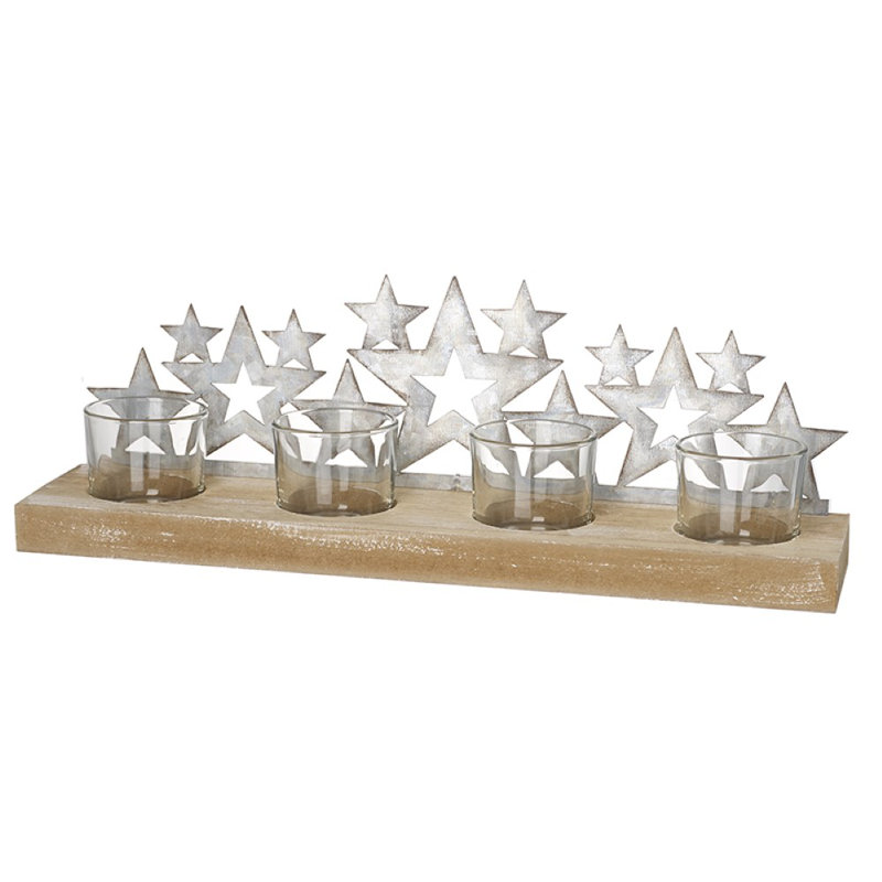 4 Piece Tabletop Tealight Holder Set