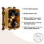 Système de douche thermostatique à pluie avec valve brute et affichage numérique à main-91264287