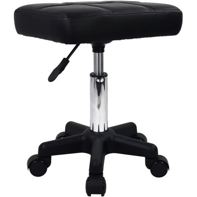 Rectangular Rolling Stool With Wheels