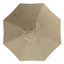Parasol de patio 11 pieds avec manivelle en aluminium en oléfine-1230180151