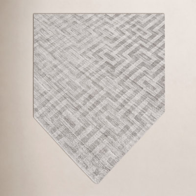 Marcia Viscose Geometric Indoor Rug
