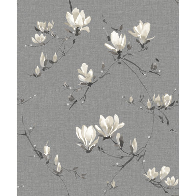 Isla Floral Luxury Textured Vinyl Wallpaper