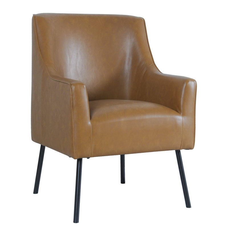 Joclynn Faux Leather Armchair