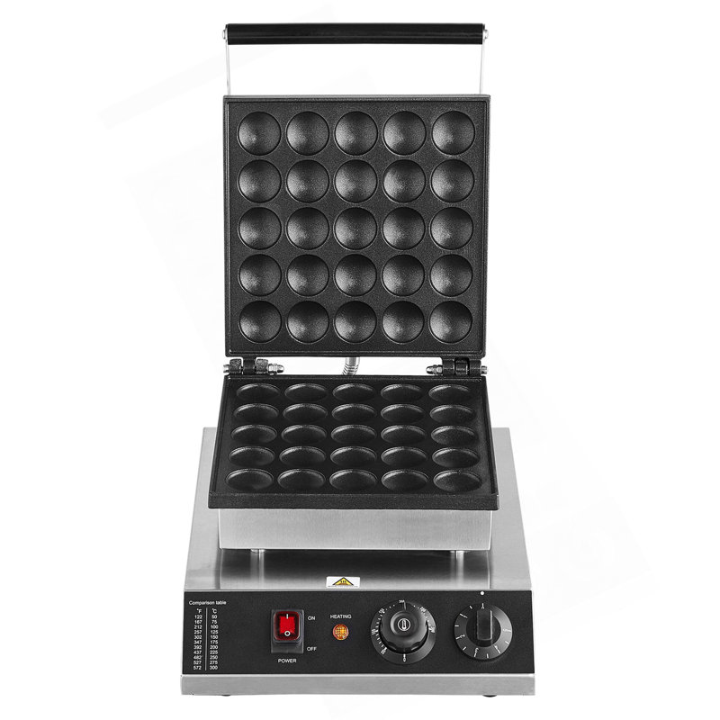 25 pièces Mini-crêpière commerciale 43mm Dorayaki 1700W
