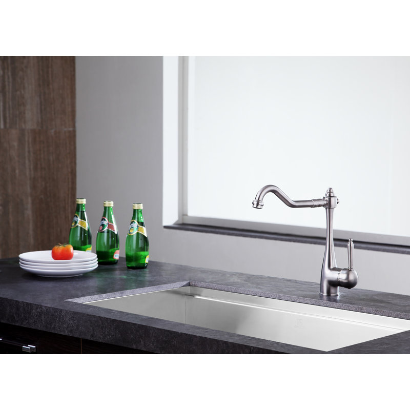 ANZZI Patriarch Series Pull Down Kitchen Faucet, Brushed Nickel