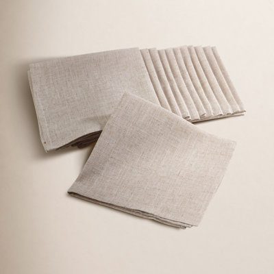 Silverlock Plain Dinner 20" Linen/Polyester Napkin
