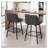 Faux Leather Counter Height Swivel Bar Stools-728333821