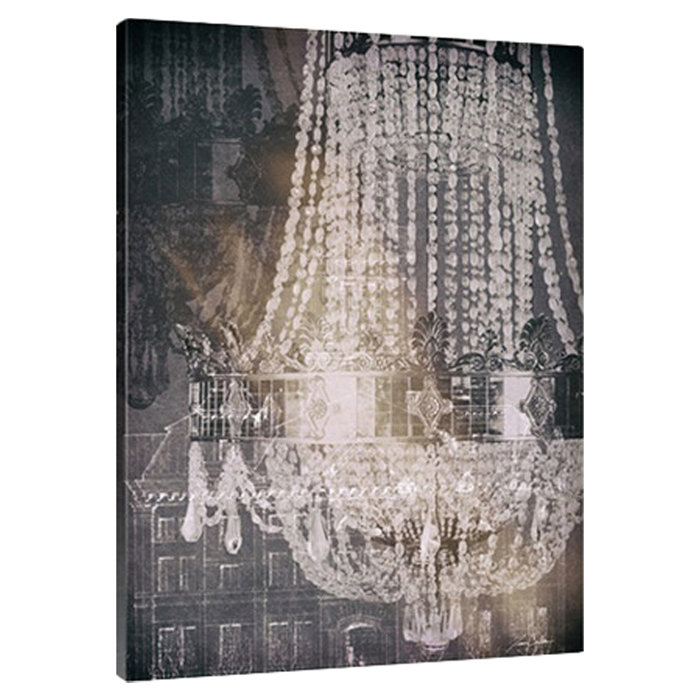 «Chandelier» par Tina Carlson, impression, H 10 po x l 8 po x P 1,5 po, Toile