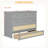 Full Size Murphy Bed With Large Drawers-294677319