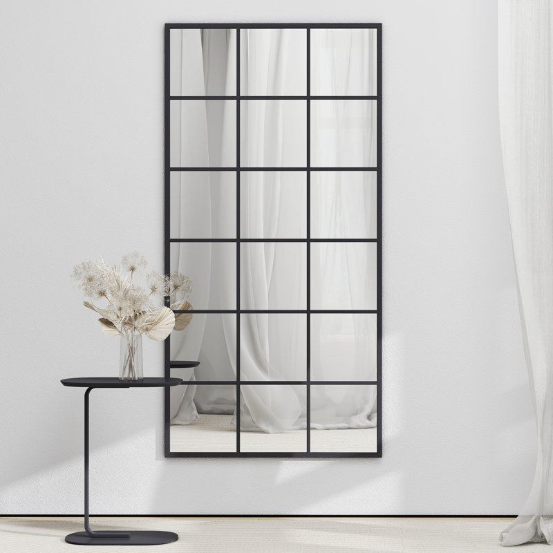 Coella 90x180cm Full Lenght Mirror Metal Wall Mirror  Floor Mirror Free Standing