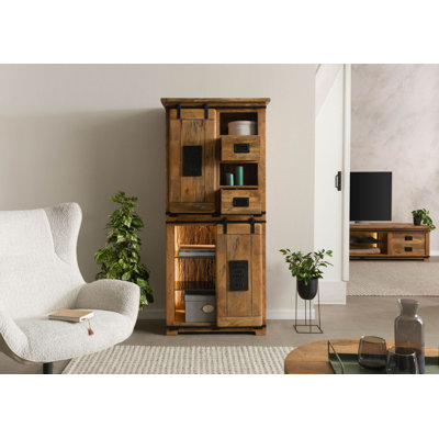 RAILWAY LUX 80cm Solid Wood Sideboard
