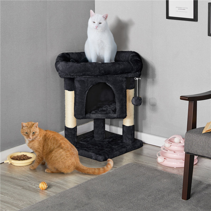 color 59cm Cat Tree, Black