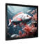 Danse de poissons monochrome rose et gris-1275692212-1275692201