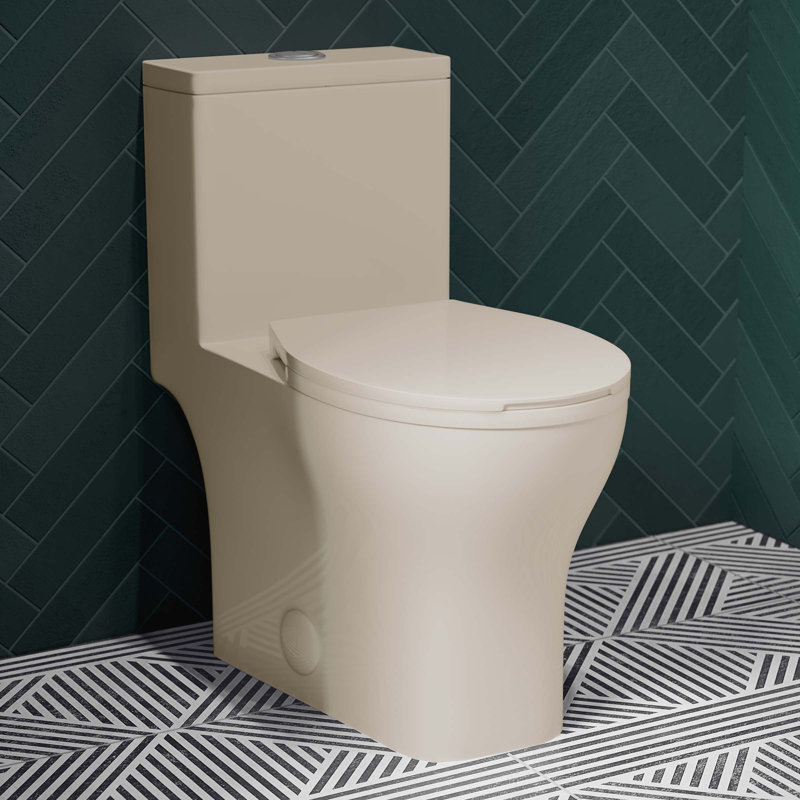 Sublime III One-Piece Round Toilet Vortex Dual-Flush 0.95/1.26 gpf, Bisque