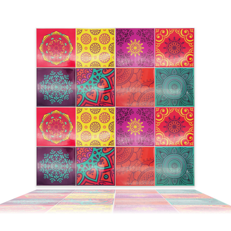 6.07 in. W x 6.07 in. L Shower Peel and Stick Field Tile