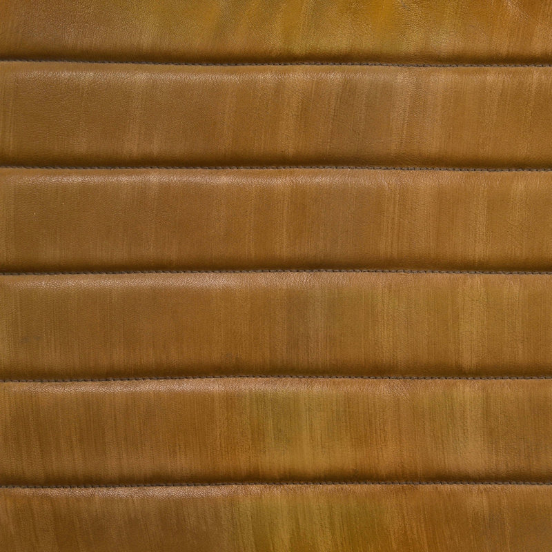 Chaise de comptoir rembourrée Senko, Brun