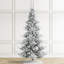 Sapin de Noël mince avec lumières-1861404141
