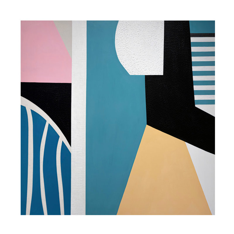 Art sur toile Sylvie Hamou, H 14 po x l 14 po x P 2 po