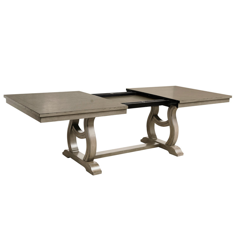 Ensemble de table et chaises à rallonge Classic Luxury Classic 9 pièces