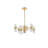 Goodwater 13 - Light Dimmable LED Sputnik Modern Linear Chandelier-1799925014