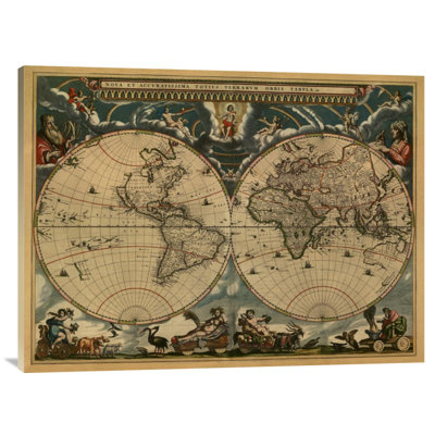 " New & Accurate Map Of The World "