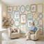 Papier peint carte du monde chambre d'enfant-209062853-209062850