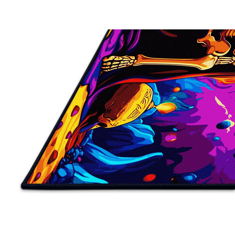 Tapis néon luxuriant, Rectangle 2 pi x 3 pi