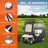 Hook & Loop Fastener Mildew Resistant Golf Cart Cover By VEVOR-93876819