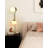 Duo Modern Contemporary Wall Sconce - Brushed Brass, Plug-in-1371678557
