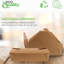 Ecoquality 49Oz Kraft Brown Paper Take Out Boxes, Leak, Grease Resistant, Recyclable Lunch Box (300)